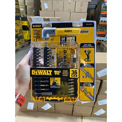 BỘ 32 MŨI VÍT VÀ ĐẦU CHUYỂN GÓC 90* DEWALT DWAMF36RASET - HÀNG CHÍNH HÃNG