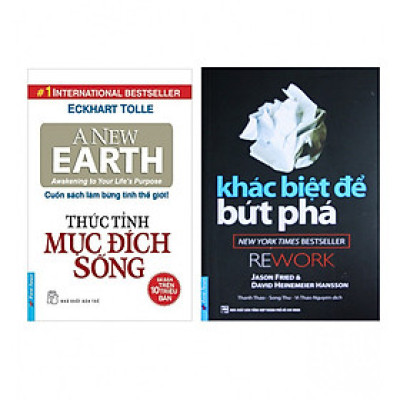 Combo Khác Biệt Để Bứt Phá (Tái Bản) + Thức Tỉnh Mục Đích Sống (Tái Bản)
