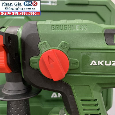 Máy Khoan Bê Tông 3 Chức Năng Pin AKUZA 2-2601 BL - Chân pin phổ thông, PIN 15 CELL - Bảo hành chính hãng