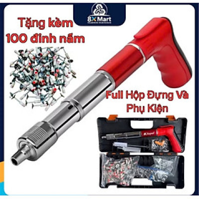 SIÊU CẤP VỚI MÁY BẮN ĐINH BÊ TÔNG THÔNG MINH KHÔNG CẦN ĐIỆN TẶNG KÈM THEO 50 ĐINH HÀNG LOẠI 1