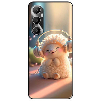 Ốp lưng cho Realme 9i - 10 - C20 - C67 - C65 4G - C11 2021 - Poco X6 5G - Cừu Cười - Hàng Chính Hãng