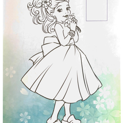 Dán Hình Và Tô Màu Sticker - Girl Fashion - Nhà Thiết Kế Tài Ba - Tập 2