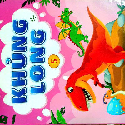 Combo Tô Màu Khủng Long - Bộ 6 Cuốn