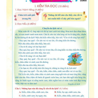 Sách - Đề Kiểm Tra Tiếng Việt Lớp 4 - Học Kì 1 - Kết Nối Tri Thức Với Cuộc Sống