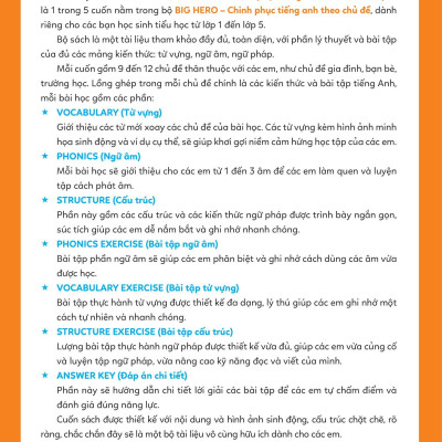 Big Hero - Chinh Phục Tiếng Anh Theo Chủ Đề Lớp 2