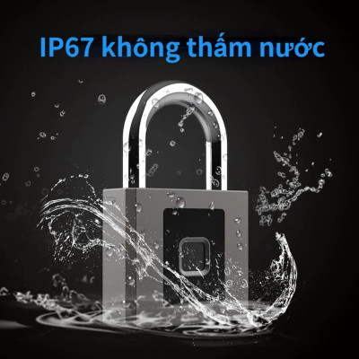 Ổ KhóJa Vân Tay Sai Đại Chống Trộm – Dùng Cho Cổng Cửa Nhà, Bền Bỉ Ngoài Trời, ĐÈN TRANG TRÍ