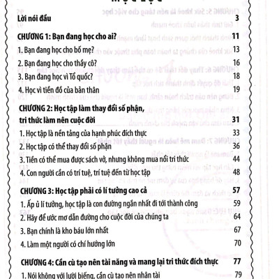Học Cho Ai? Học Để Làm Gì? Tập 1 (Tái Bản 2019)