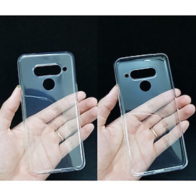Ốp lưng silicon dẻo trong suốt mỏng 0.6mm cho LG V50 ThinQ hiệu Ultra Thin độ trong tuyệt đối chống trầy xước - Hàng nhập khẩu