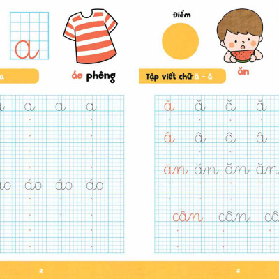 Bé Tập Tô Phát Triển Tư Duy - Tập Tô - Tập Viết - Tập 3