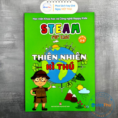 Sách - Bộ Học Viện Khoa Học Và Công Nghệ Happy kids ( Bé 3 - 6 Tuổi )