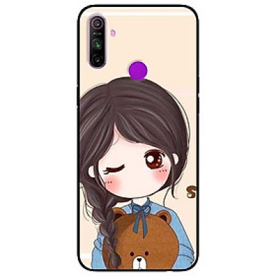 Ốp lưng dành cho Realme C3 mẫu Nàng Ôm Gấu