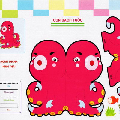 Cắt Và Dán  Hình 3D - Bé Khéo Tay - Khu Hứng Thú