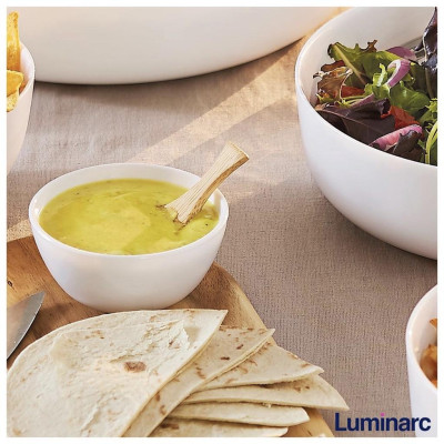 Bộ bát đĩa (tô, chén, dĩa) Luminarc Diwali thủy tinh 14 chi tiết, dùng lò vi sóng, máy rửa bát - DW14B