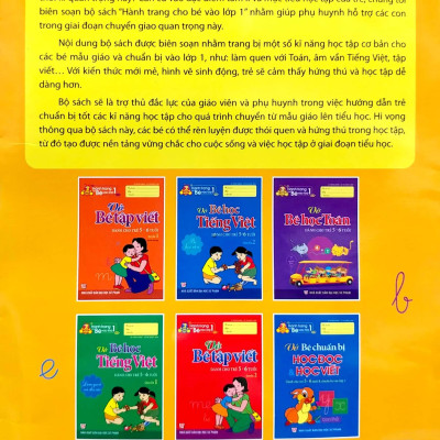 Hành Trang Cho Bé Vào Lớp Một - Túi 6 Cuốn