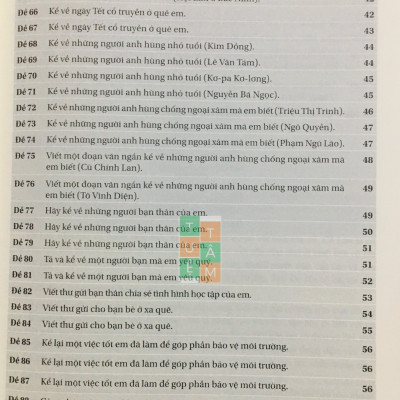 Sách - 100 bài làm văn hay lớp 3