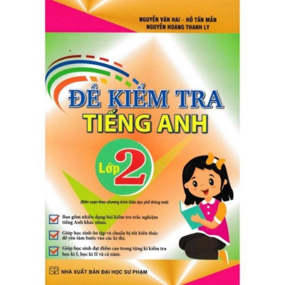 Sách - Combo Đề Kiểm Tra Toán - Tiếng Việt - Tiếng Anh Lớp 2 (Bộ 4 Cuốn) (HA-MK)