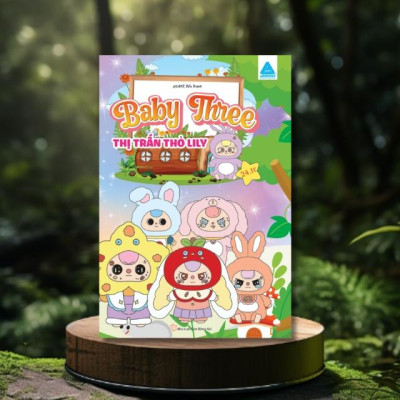 Sách - BabyThree Sách Tô Màu Thị Trấn Thỏ Lily