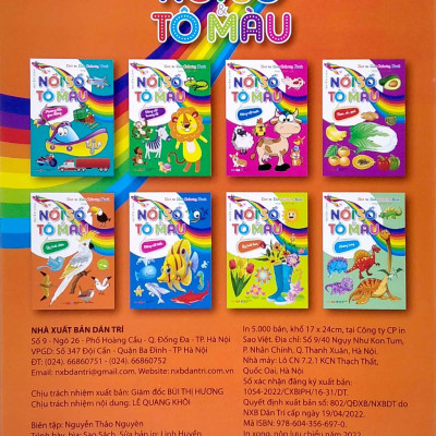 Dot To Dot Coloring Book - Nối Số & Tô Màu - Các Loài Chim