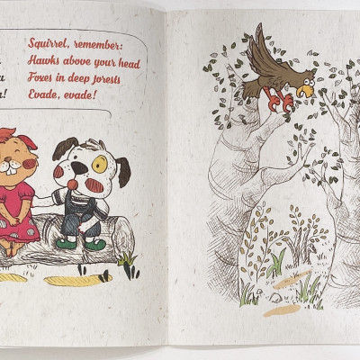 Rèn Luyện Thói Quen Tốt 2-6 Tuổi: Đừng Ham Chơi Suốt Thế, Sóc Đỏ (Song Ngữ)