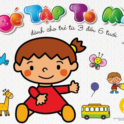 Bé Tập Tô Màu - Tập 5 (Dành Cho Trẻ Từ 3-6 Tuổi)