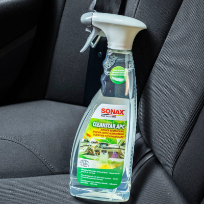 Chai xịt vệ sinh nội thất xe hơi Cleanstar Sonax 253400 750ml - Khử mùi khó chịu, làm sạch đa năng
