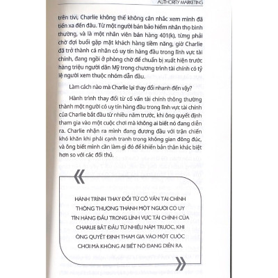 7 Đòn Bẩy Tăng Độ Tín Nhiệm Thương Hiệu - Authority Marketing - Vanlangbooks