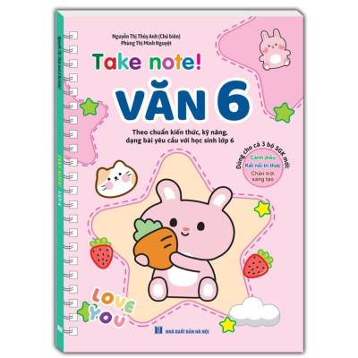 Sách - Take Note! Văn 6 - Không Lò Xo + Take Note - Tự Học 2000 Từ Vựng Tiếng Anh - Theo 44 Chủ Đề Thông Dụng - Minh Thắng