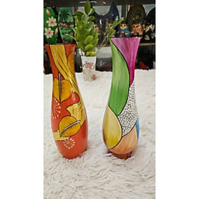 Bình Bầu Sơn Mài Cao Cấp Thanh Bình Lê cắm hoa, trang trí kệ, bàn làm việc, quà tặng ý nghĩa