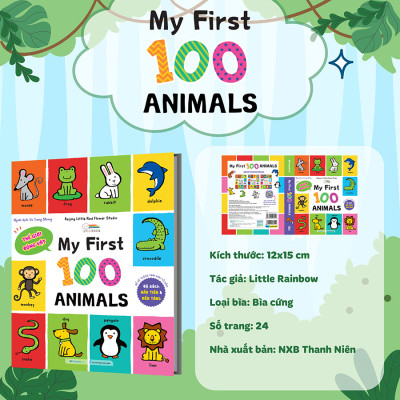 My First 100 Animals - Sách Từ Vựng Đầu Đời Cho Bé