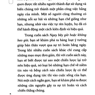 Ngay Bây Giờ Hoặc Không Bao Giờ (Tặng Kèm Bookmark Sáng Tạo)