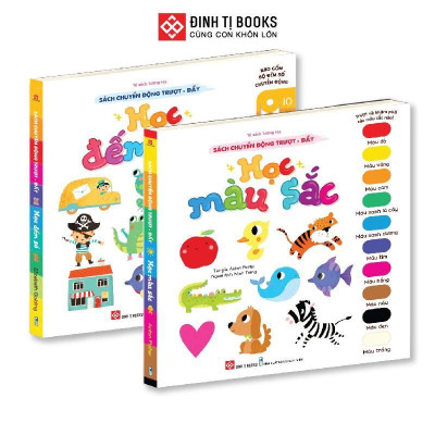 Sách Chuyển Động Trượt - Đẩy - Cho Trẻ 0 - 6 Tuổi - Đinh Tị Books