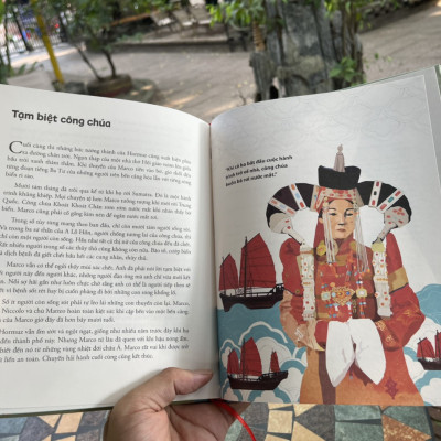(Bìa cứng, in màu toàn bộ) MARCO POLO DU HÀNH VỀ PHƯƠNG ĐÔNG - Anke Dörrzapf - Đào Minh Khánh & Nguyễn Lan Phương dịch – Thái Hà - NXB Hà Nội