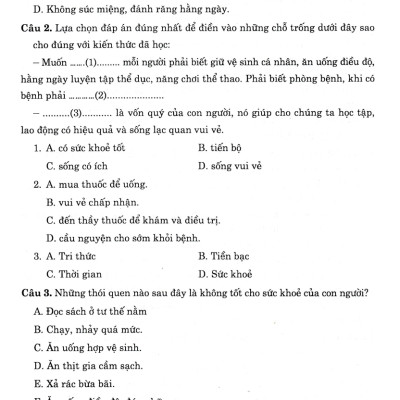 Kiểm Tra, Đánh Giá Giáo Dục Công Dân 6 (Dùng Chung Cho Các Bộ SGK Hiện Hành) - HA