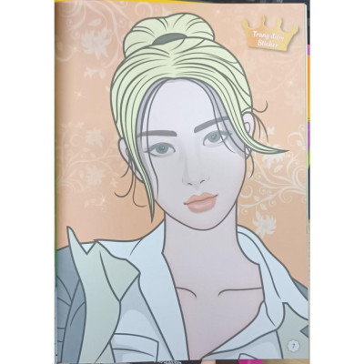 Sách - Trang Điểm Thần Tượng Âm Nhạc Hàn Quốc - Rosie - Thỏa Súc Sáng Tạo Cùng Sticker Trong Suốt - Minh Thắng