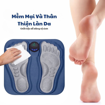 Thảm Massage Chân Xung Điện Kachi MK424 Pin Sạc - Giảm Đau Mỏi, Cải Thiện Tuần Hoàn Máu - hàng chính hãng