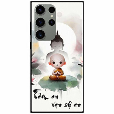 Ốp lưng cho Samsung S21 FE - S23 - S23 Plus - S23 Ultra - S24 - S24 Ultra - Chú Tiểu Sự An - Hàng Chính Hãng