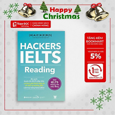 [ThangLong Bookstore]Hackers Ielts Reading ( Tặng kèm bookmark )