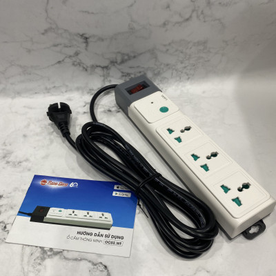 Ổ cắm thông minh Wifi Rạng Đông - Chức Năng Hẹn Giờ Điều Khiển Từ Xa Bằng Điện Thoại, Dây 3m, 5m