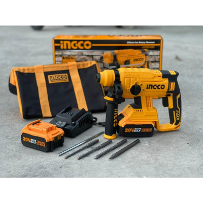 MÁY KHOAN BÊ TÔNG DÙNG PIN 1.5J (20V) INGCO CRHLI22012- HÀNG CHÍNH HÃNG