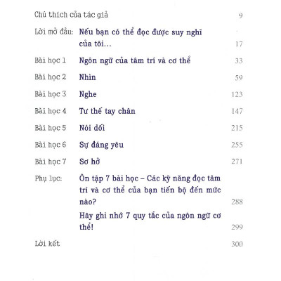 Ngôn Ngữ Cơ Thể - 7 Bài Học Đơn Giản Để Làm Chủ Ngôn Ngữ Không Lời (Tái Bản)