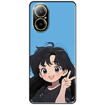 Ốp lưng cho Oppo Realme 10 - C11 2021 - C65 4G - C67 - C20 - Poco X6 5G - Ảnh Đôi Say Hi - Hàng Chính Hãng