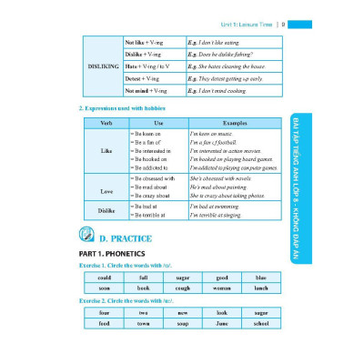 Sách - Global Success - Bài Tập Tiếng Anh Lớp 8 - Không Đáp Án - Minh Thắng