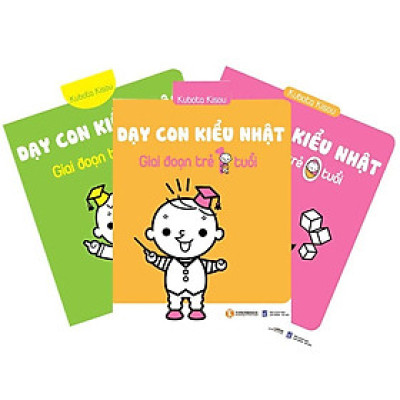 Sách - Dạy Con Kiểu Nhật - Combo 3 Tập - Kubota Kisou - Thái Hà Books