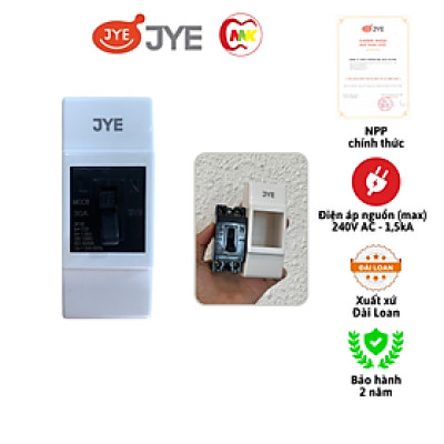Cầu dao điện / CB cóc BF-1 + Box 10A, 15A, 20A, 25A, 30A, 40A JYE hàng chính hãng