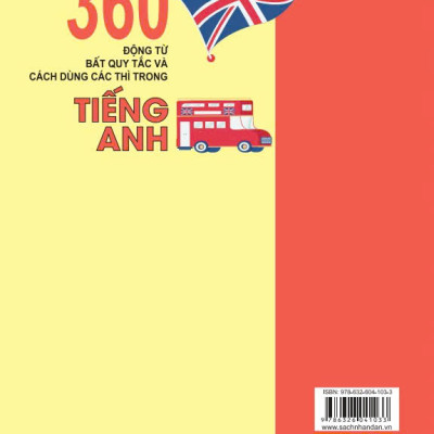 Sách - 360 Động từ bất quy tắc - Bìa vàng - ndbooks