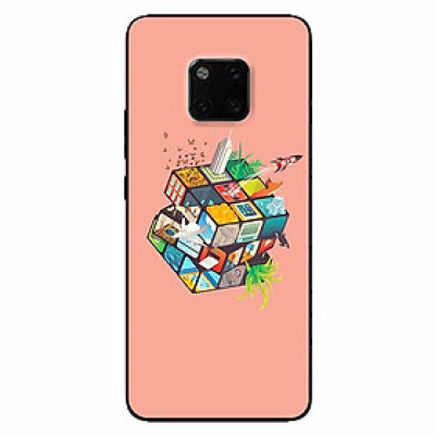 Ốp lưng in cho Huawei Mate 20 Pro Rubik Cube