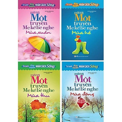 Sách Tủ Sách Rèn Luyện Nhân Cách Sống Mỗi Tối Một Truyện Mẹ Kể Bé Nghe (Mùa Hè) - Tân Việt Books