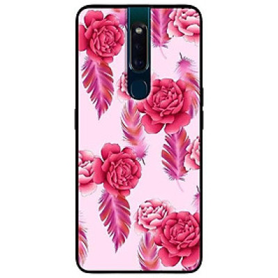 Ốp lưng dành cho Oppo A5 ( 2020 ) - A9 ( 2020 ) - Find X2 - F11 Pro mẫu Mẫu Đơn Nền Hồng