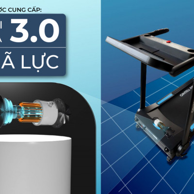 |GIÁ SỐC| Máy chạy bộ GINTELL SmarTrek Plus | Nâng dốc | Gấp gọn | BH 1 Năm