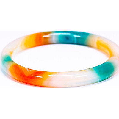 Vòng tay đá mã não tam tài ni 58 - Ngọc Quý Gemstones